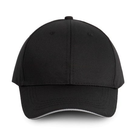 Gorra sandwich contrastado 6 paneles