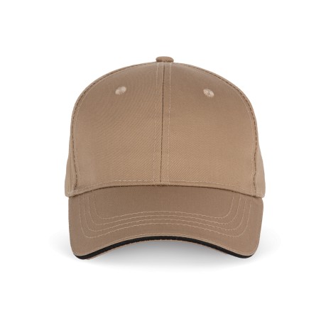 Gorra sandwich contrastado 6 paneles