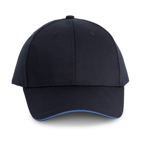 Gorra sandwich contrastado 6 paneles