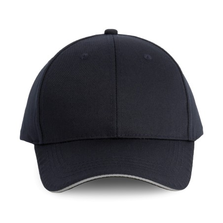 6 panels cap with sandwich peak