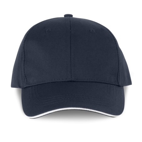 Gorra sandwich contrastado 6 paneles