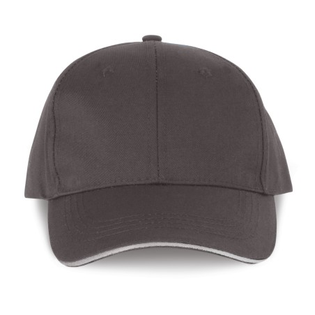 Gorra sandwich contrastado 6 paneles