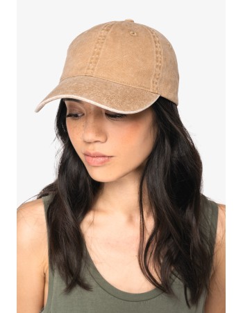 Gorra ecorresponsable efecto lavado unisex