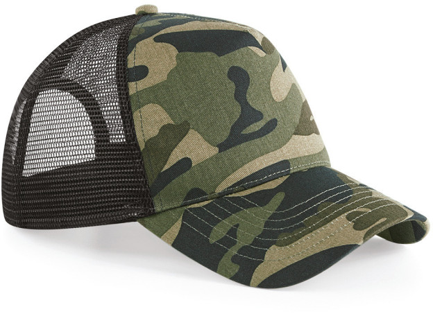 Camo Snapback Trucker Cap