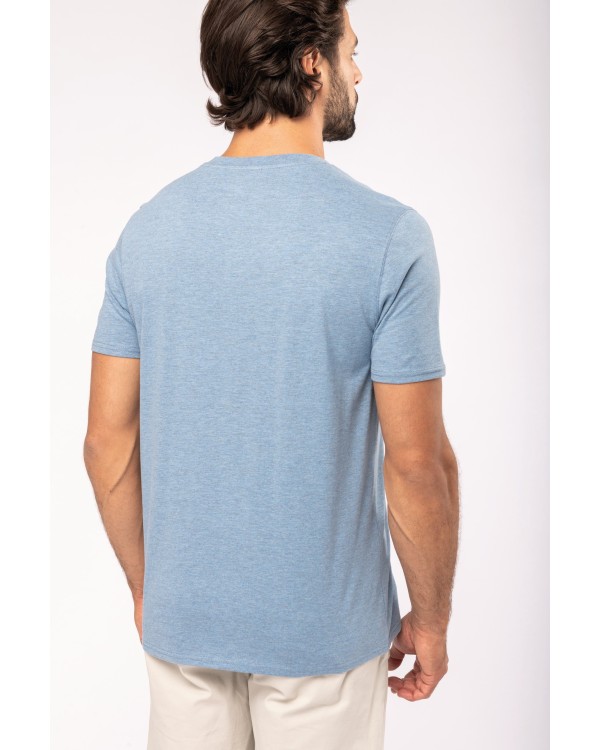 Camiseta Henley ecorresponsable manga corta - 140 g 2