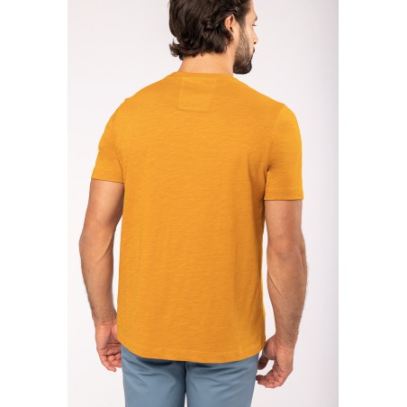 Camiseta Slub ecorresponsable cuello redondo y manga corta - 160 g