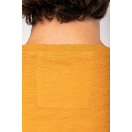 Camiseta Slub ecorresponsable cuello redondo y manga corta - 160 g