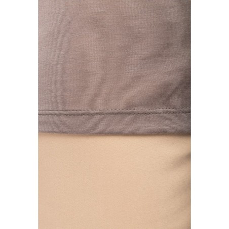 Camiseta lyocell Tencel™ cuello de pico manga corta - 145 g