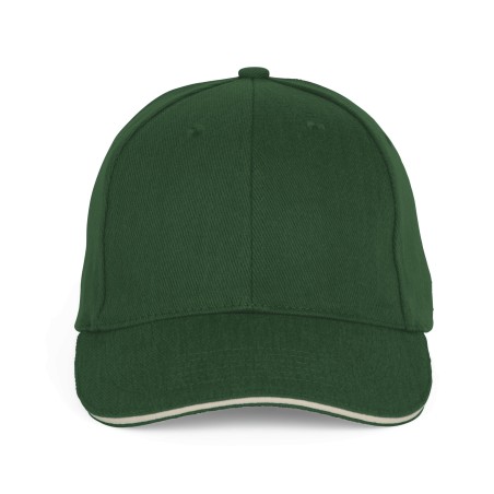 Baseball 6-panel cap with sandwich peak