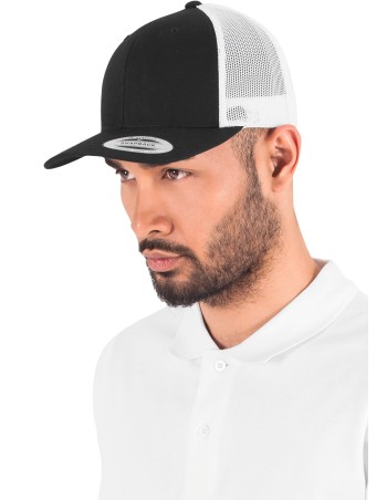 Two-tone retro trucker cap