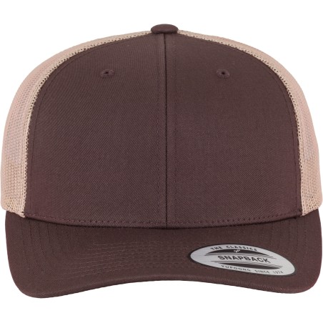 Two-tone retro trucker cap