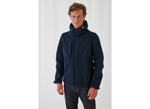 Hooded Men\\\'s Softshell Jacket