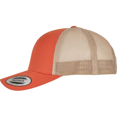 Two-tone retro trucker cap