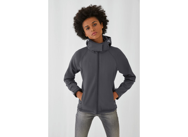 Hooded Ladies\\\' Softshell Jacket