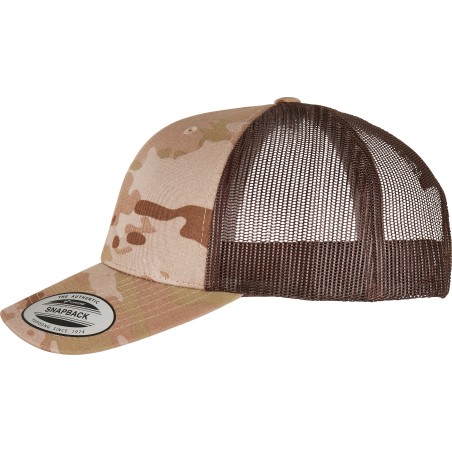 Gorra trucker retro multicam
