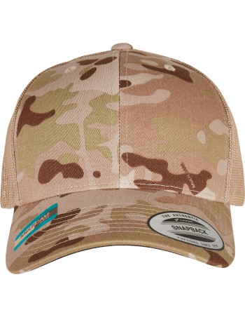 Gorra trucker retro multicam 2