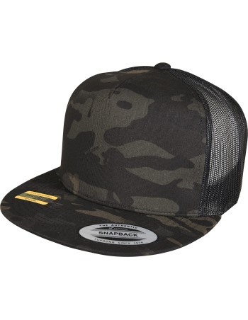 Multicam trucker cap