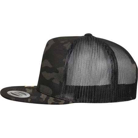 Multicam trucker cap