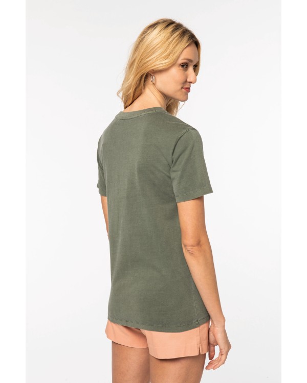 Camiseta efecto lavado mujer 2