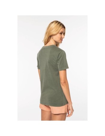Camiseta efecto lavado mujer 2