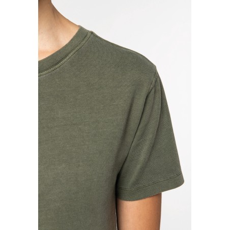 Camiseta efecto lavado mujer