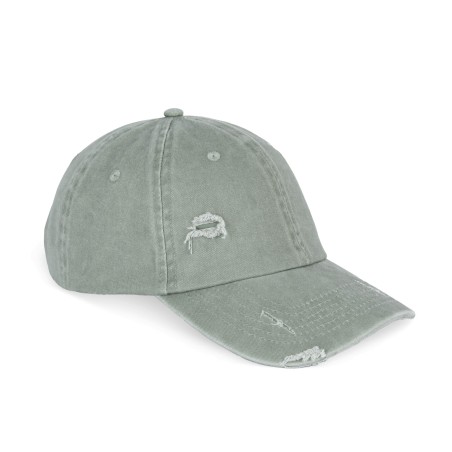 Eco-friendly unisex ripped effect cap