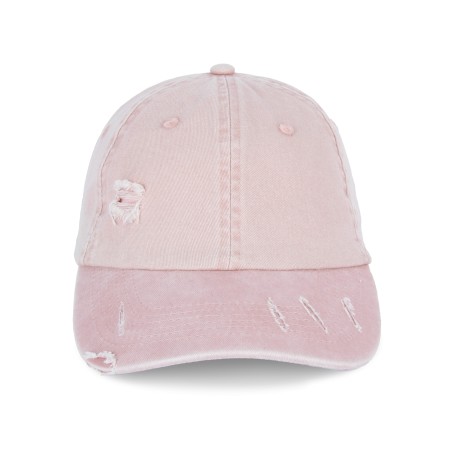 Eco-friendly unisex ripped effect cap