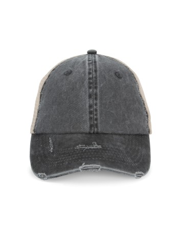 Gorra trucker ecorresponsable efecto desgastado unisex 2