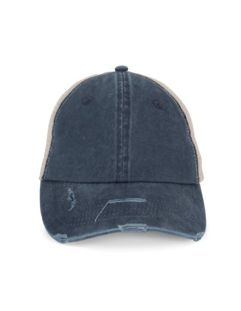 Gorra trucker ecorresponsable efecto desgastado unisex 2