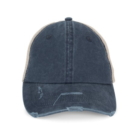 Eco-friendly unisex ripped effect trucker cap