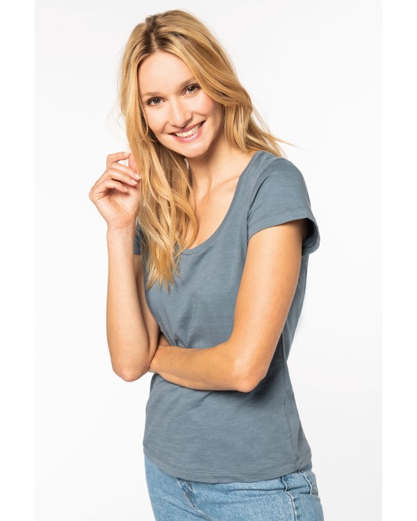 Camiseta slub mujer 2