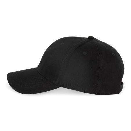 6 panel cap in organic cotton