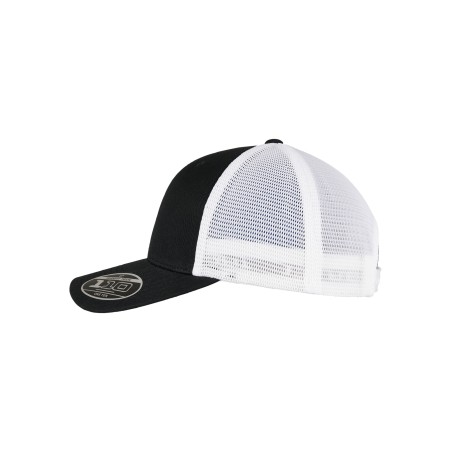 Gorra de rejilla bicolor