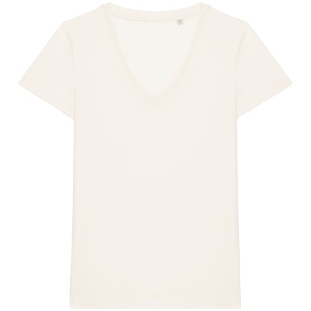 Camiseta cuello de pico mujer