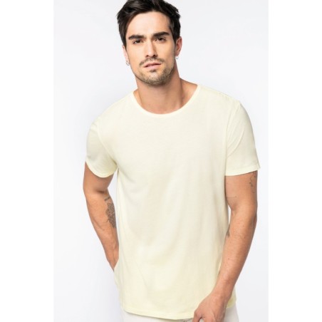 Camiseta efecto lavado manga corta unisex