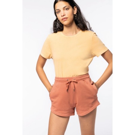 Camiseta efecto lavado manga corta unisex