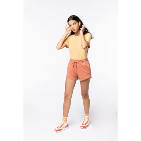 Camiseta efecto lavado manga corta unisex