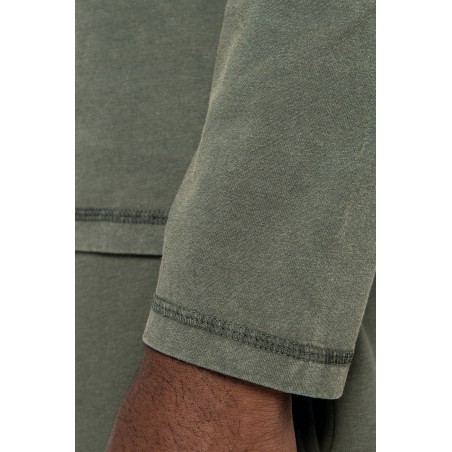 Camiseta raglán manga larga hombre