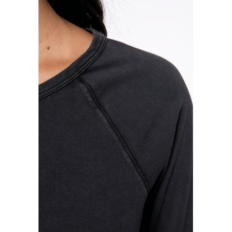 Camiseta raglán manga larga mujer