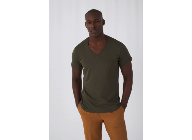 Men\\\'s Organic Cotton Inspire V-neck T-shirt