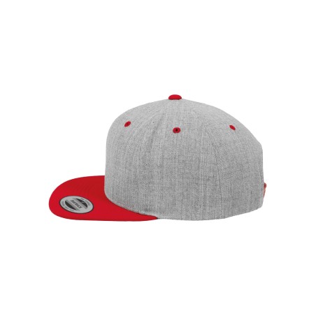 Classic two-tone snapback cap