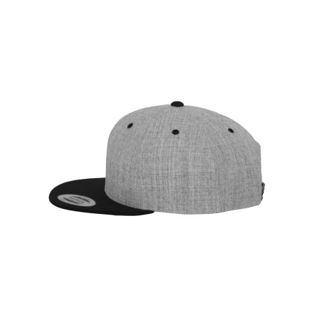 Classic two-tone snapback cap