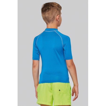 Camiseta surf con protección UV manga corta para niño