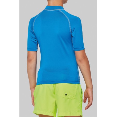 Camiseta surf con protección UV manga corta para niño