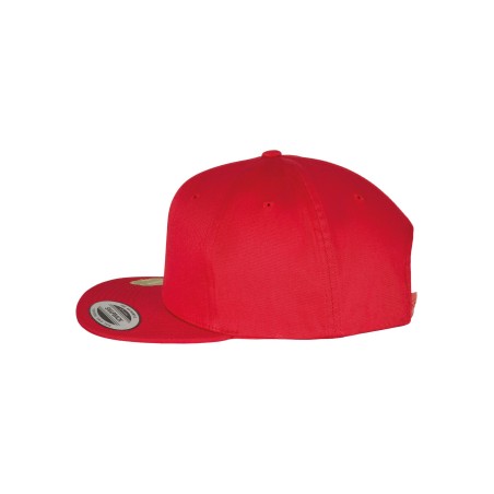 Organic cotton snapback cap