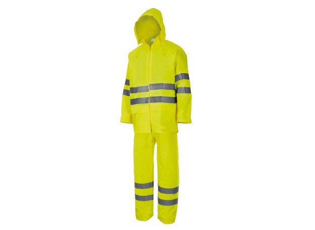 TRAJE DE LLUVIA ALTA VISIBILIDAD DOS PIEZAS