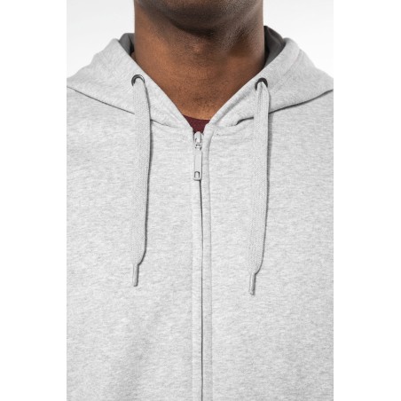 Full zip hooded sweatshirt