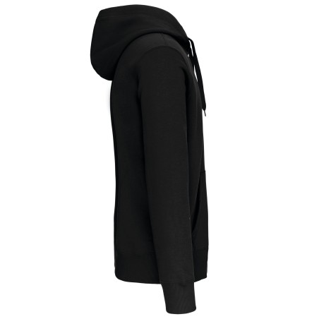 Full zip hooded sweatshirt