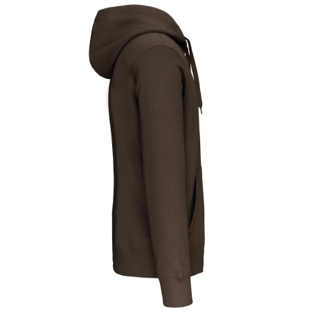 Full zip hooded sweatshirt