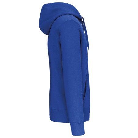 Full zip hooded sweatshirt